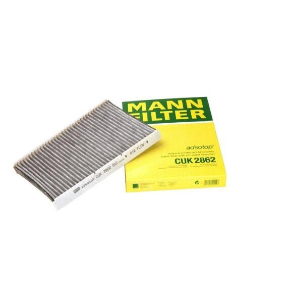 Audi VW Cabin Air Filter (Activated Charcoal) 1J0819644A - MANN-FILTER CUK2862